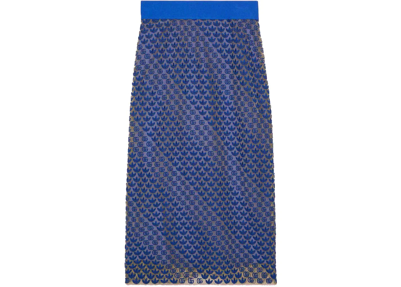 Gucci x adidas GG Tulle Skirt Blue