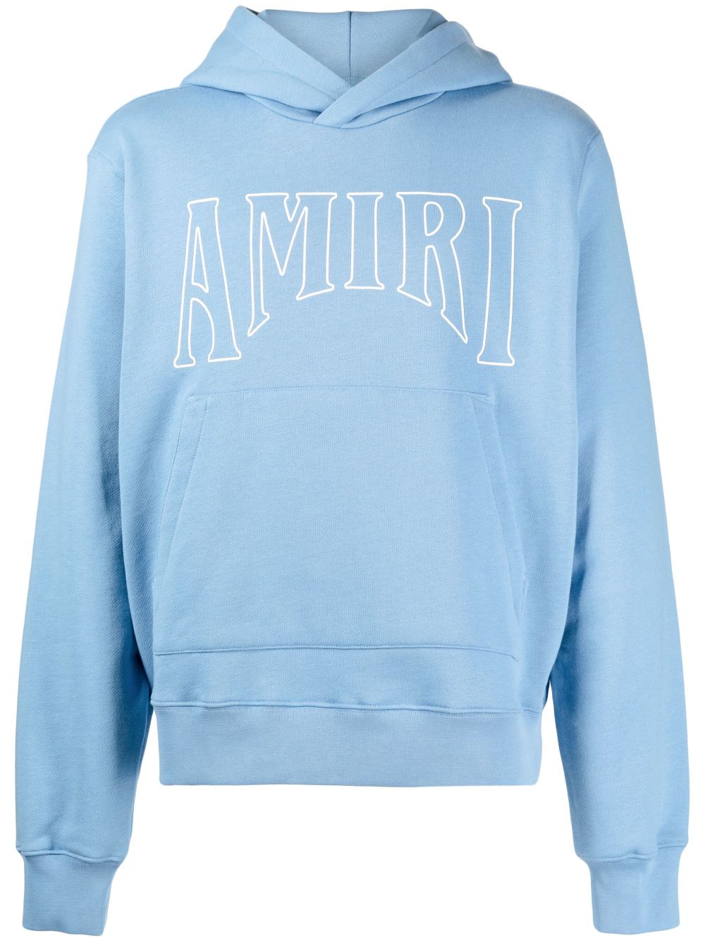 Logo-print long sleeves hoodie