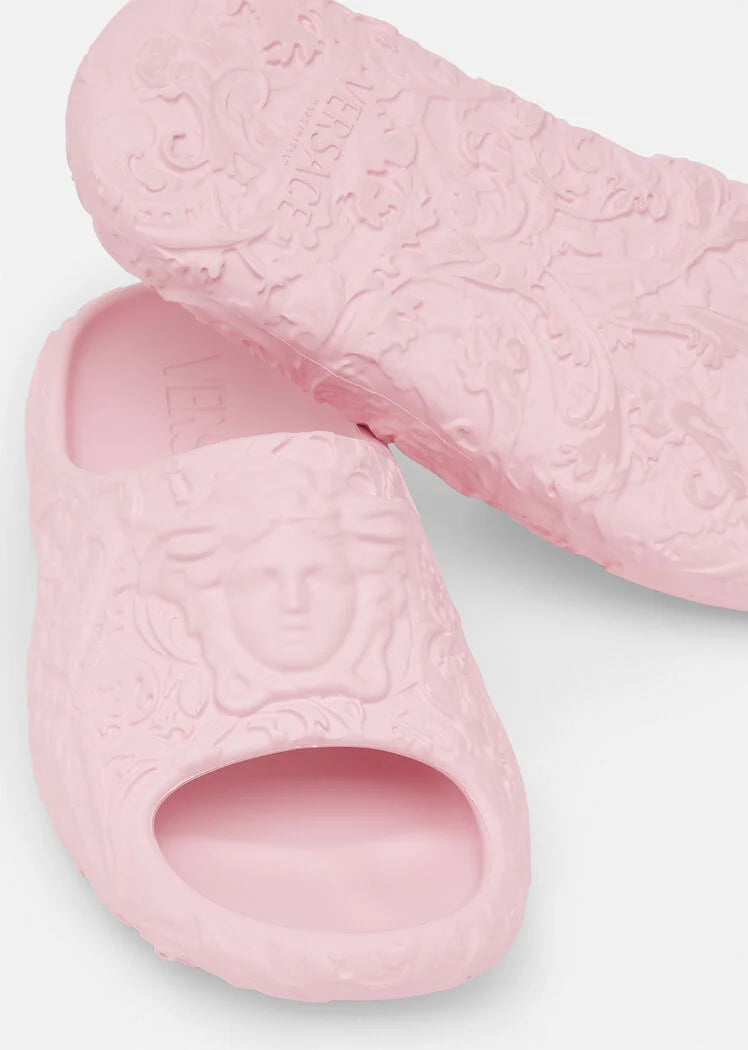 Versace MEDUSA DIMENSION SLIDERS PINK
