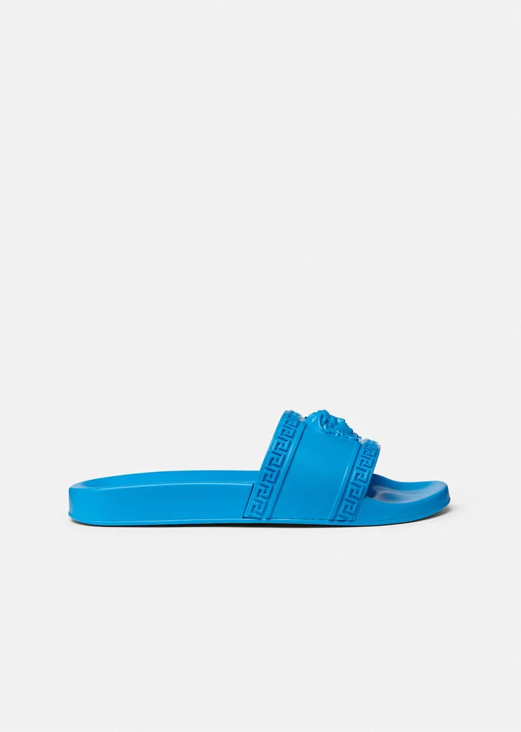 Versace PALAZZO SLIDERS LIGHT BLUE