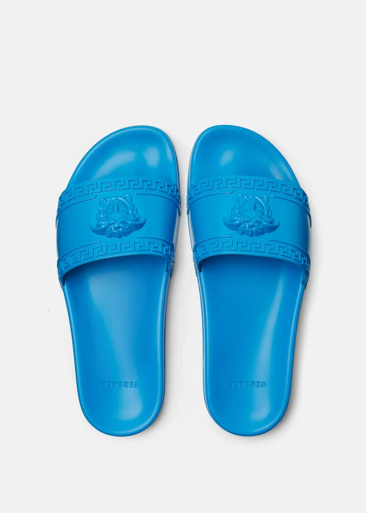 Versace PALAZZO SLIDERS LIGHT BLUE