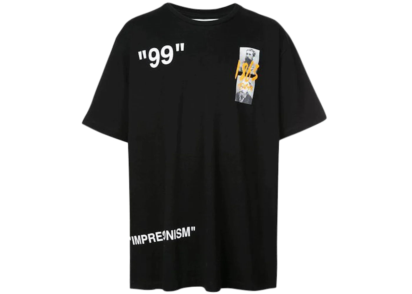OFF-WHITE Slim Fit Summer T-Shirt Black