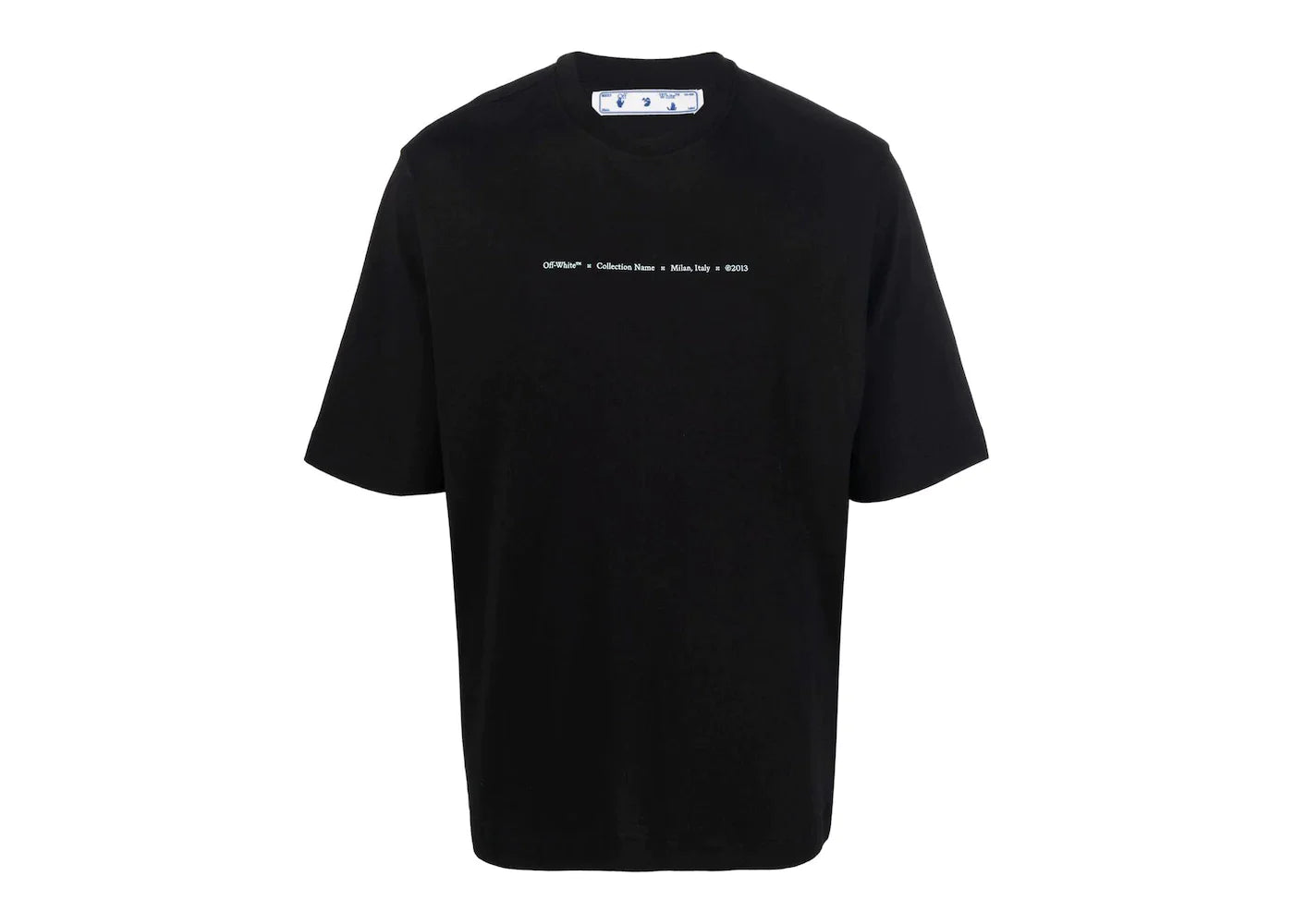 Off-White Marker Skate T-Shirt Black Blue