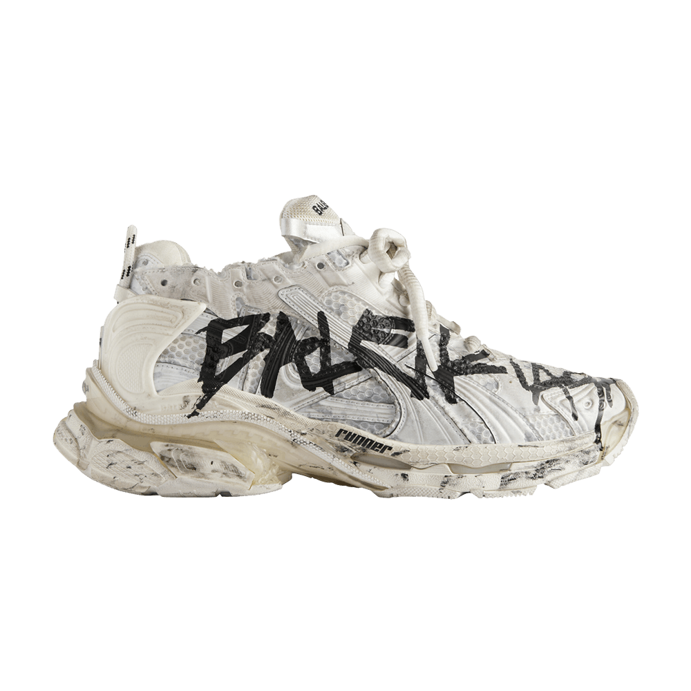 Balenciaga Runner Sneaker 'Graffiti - White Black'