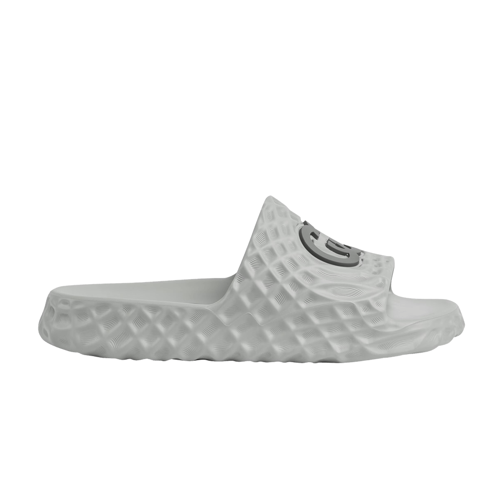 Gucci Slide Sandal 'Interlocking G - Grey Water Ripples'
