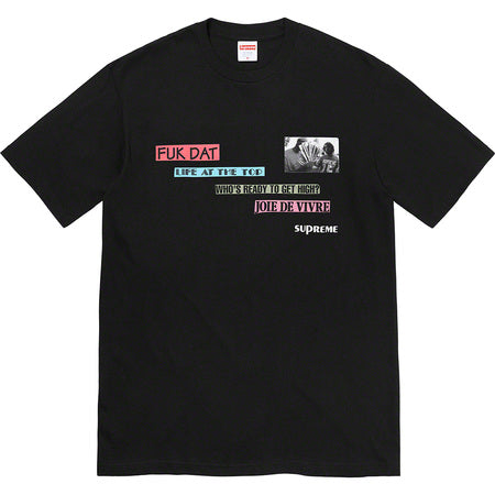 Supreme Joie De Vivre Tee Black