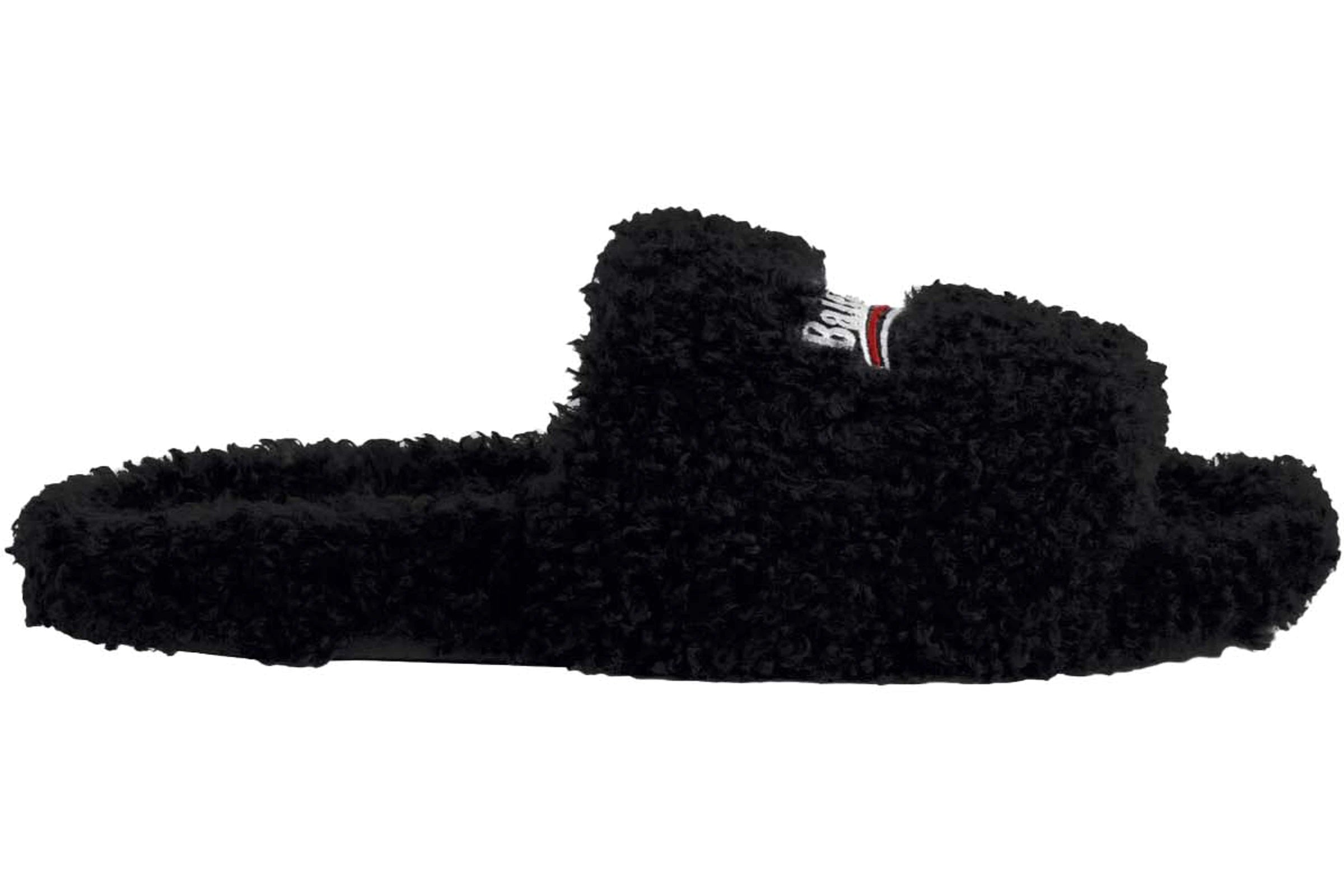 Furry Slide Black