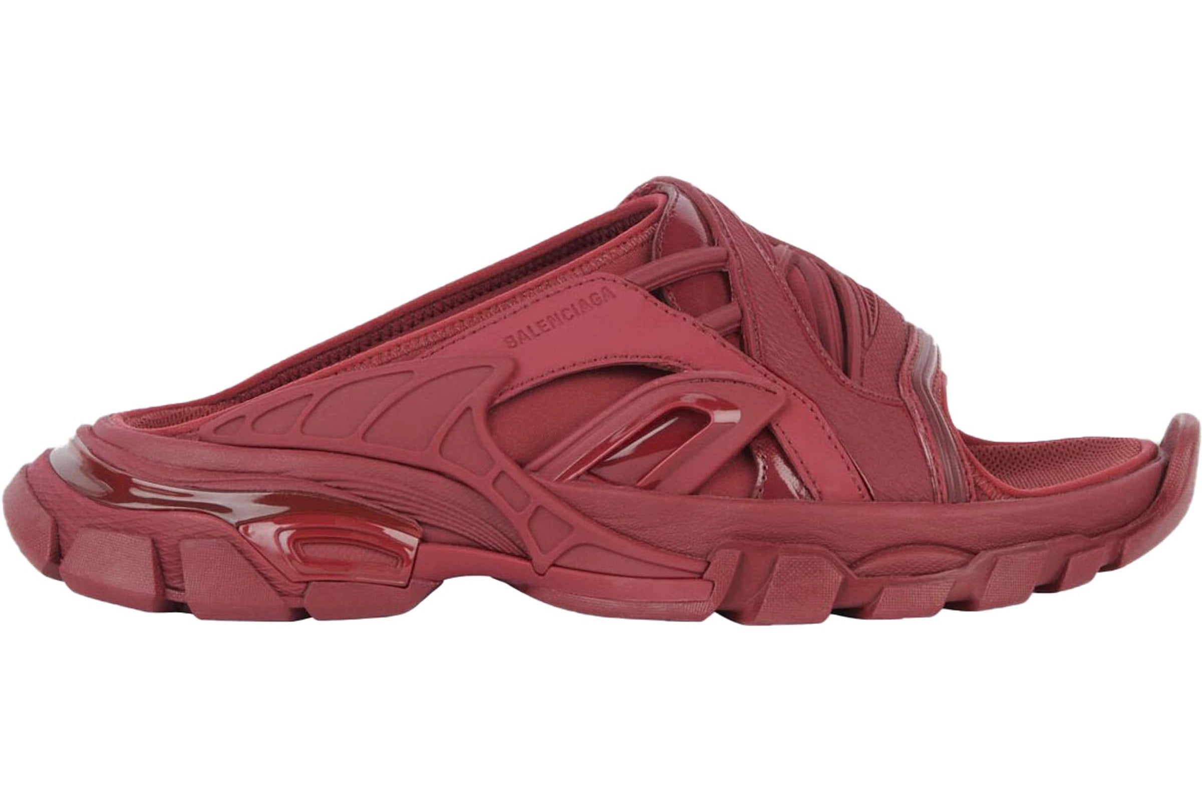 Burberry Track Slide Sandal Burgundy