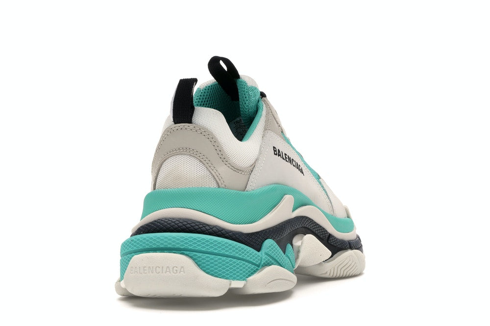 Triple S White Grey Turquoise