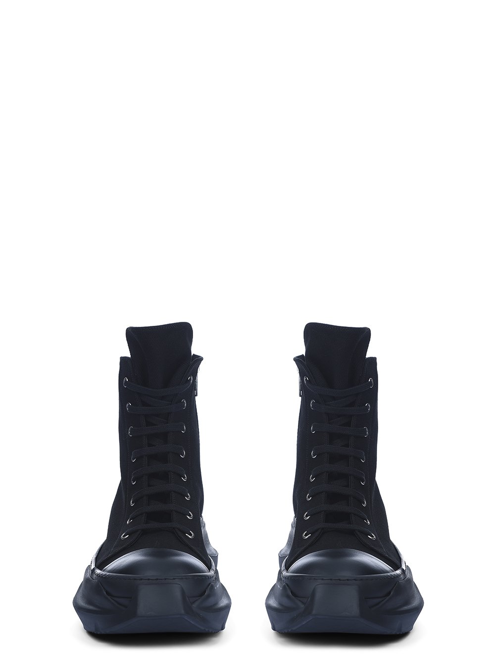 Rick Owens DRKSHDW FW22 STROBE ABSTRACT SNEAK IN BLACK 22OZ DENIM