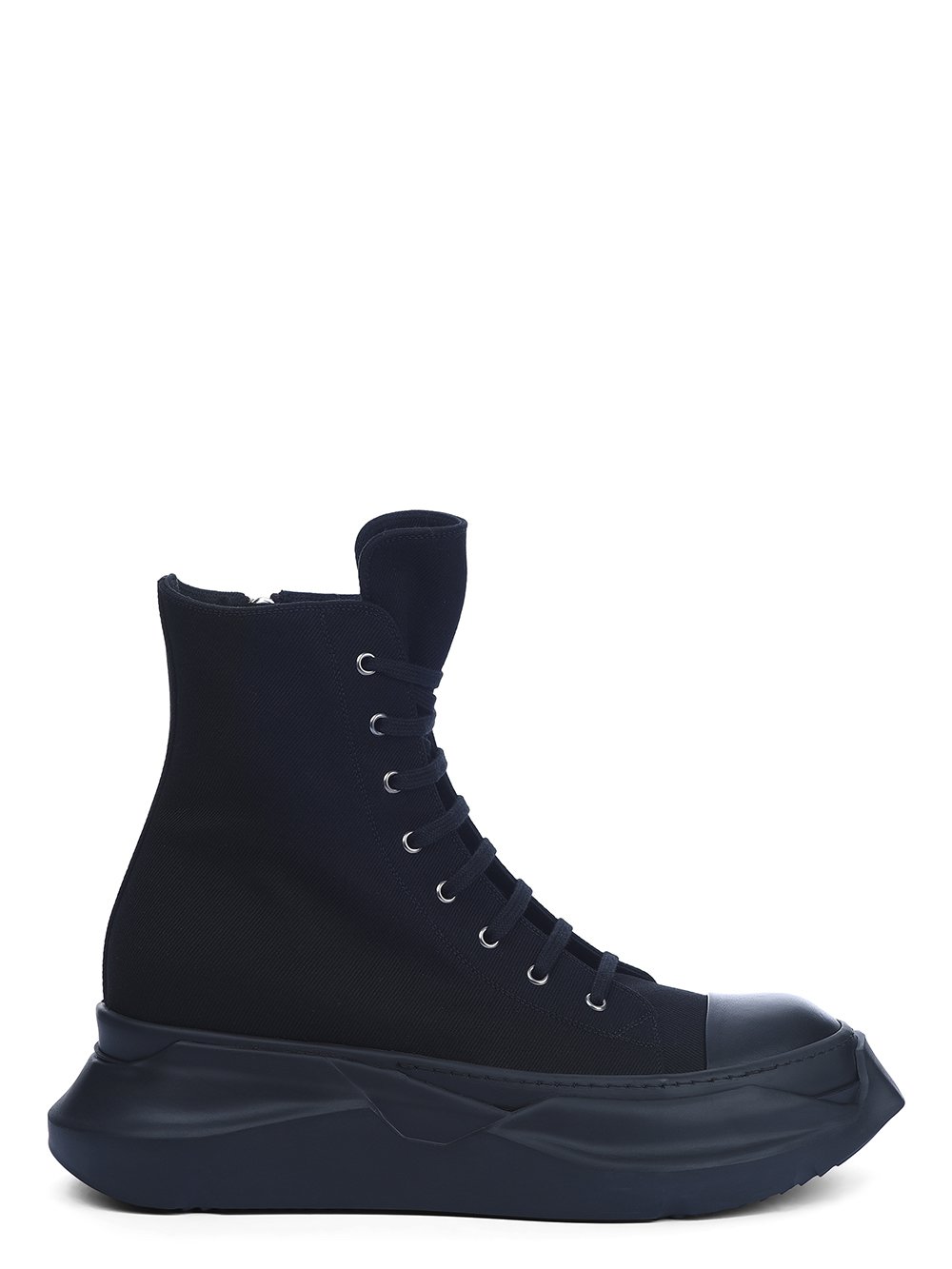 Rick Owens DRKSHDW FW22 STROBE ABSTRACT SNEAK IN BLACK 22OZ DENIM