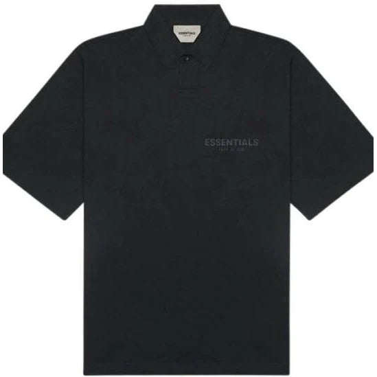 Essentials Essentials SS21 Black Polo T-Shirt