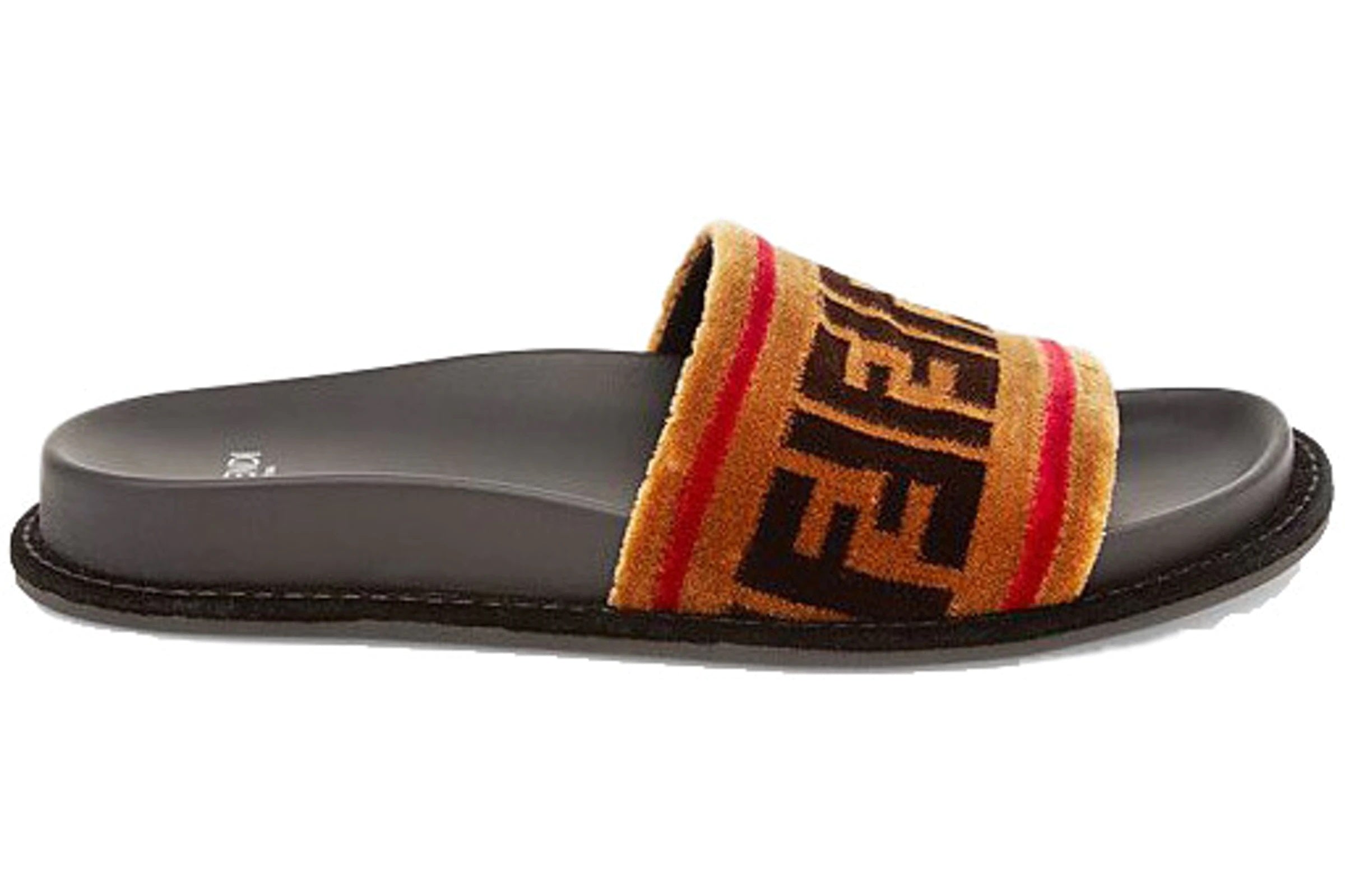 Fendi Weave Slide Brown
