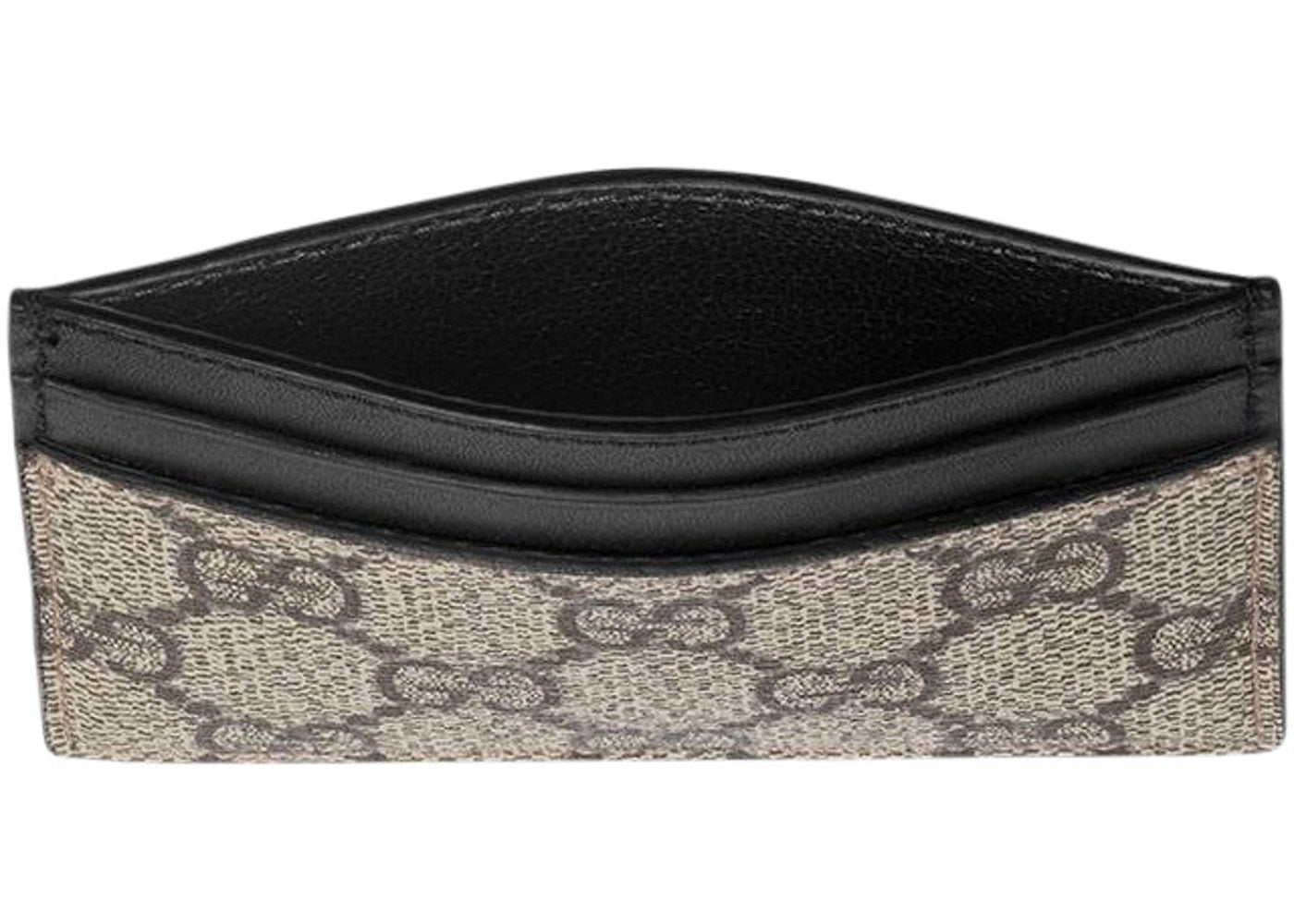 Card Case GG Supreme Kingsnake Print Beige Ebony