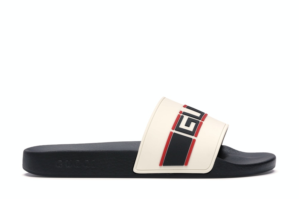 Stripe Slide White