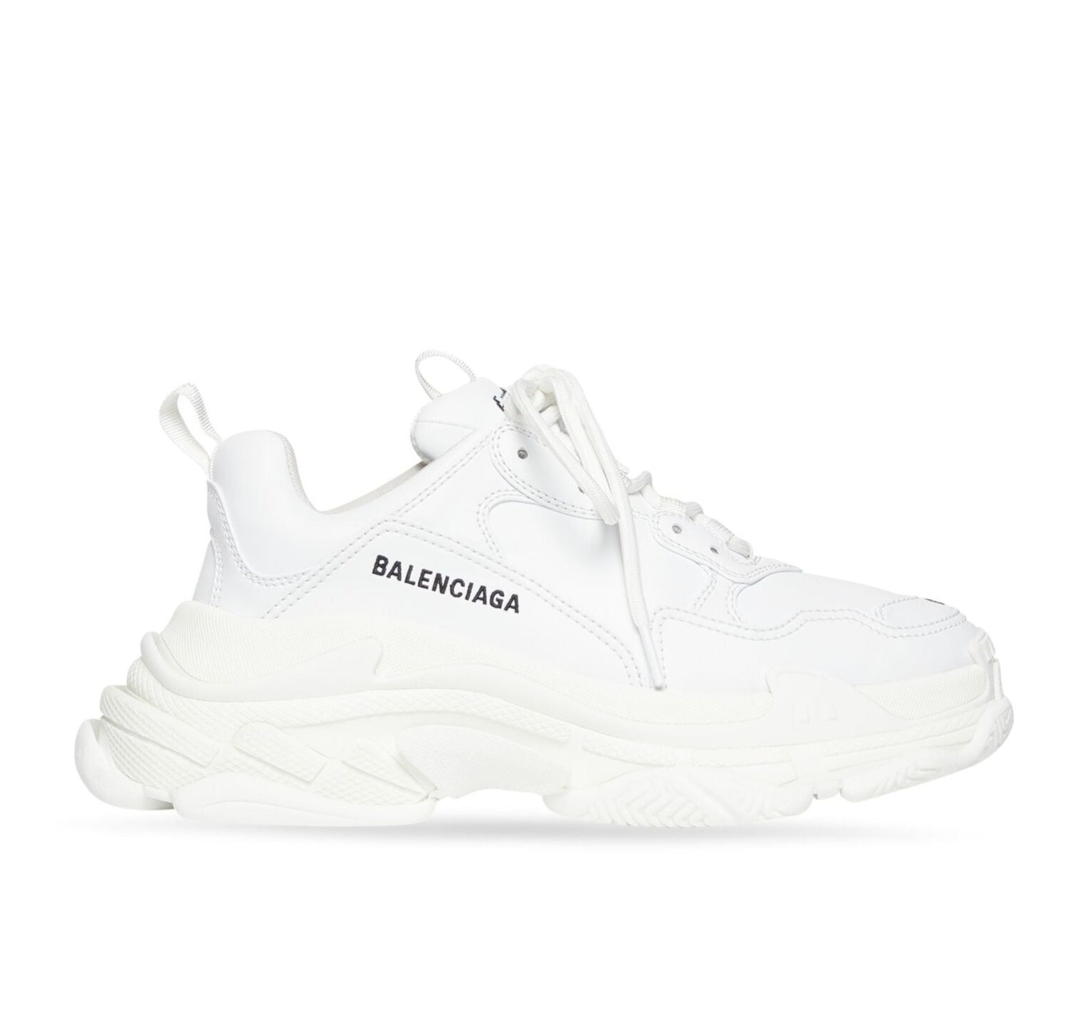 Balenciaga Triple S Trainers Full White