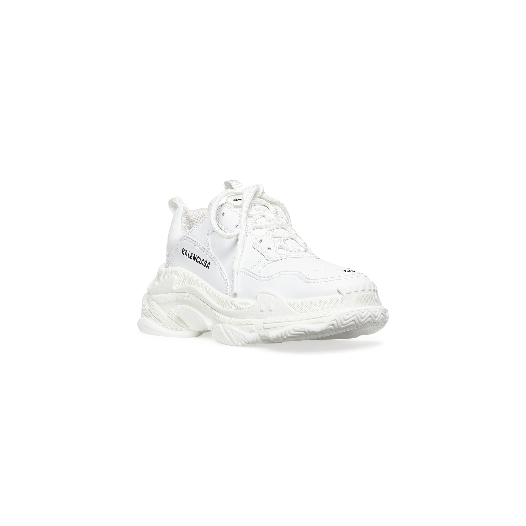 Balenciaga Triple S Trainers Full White