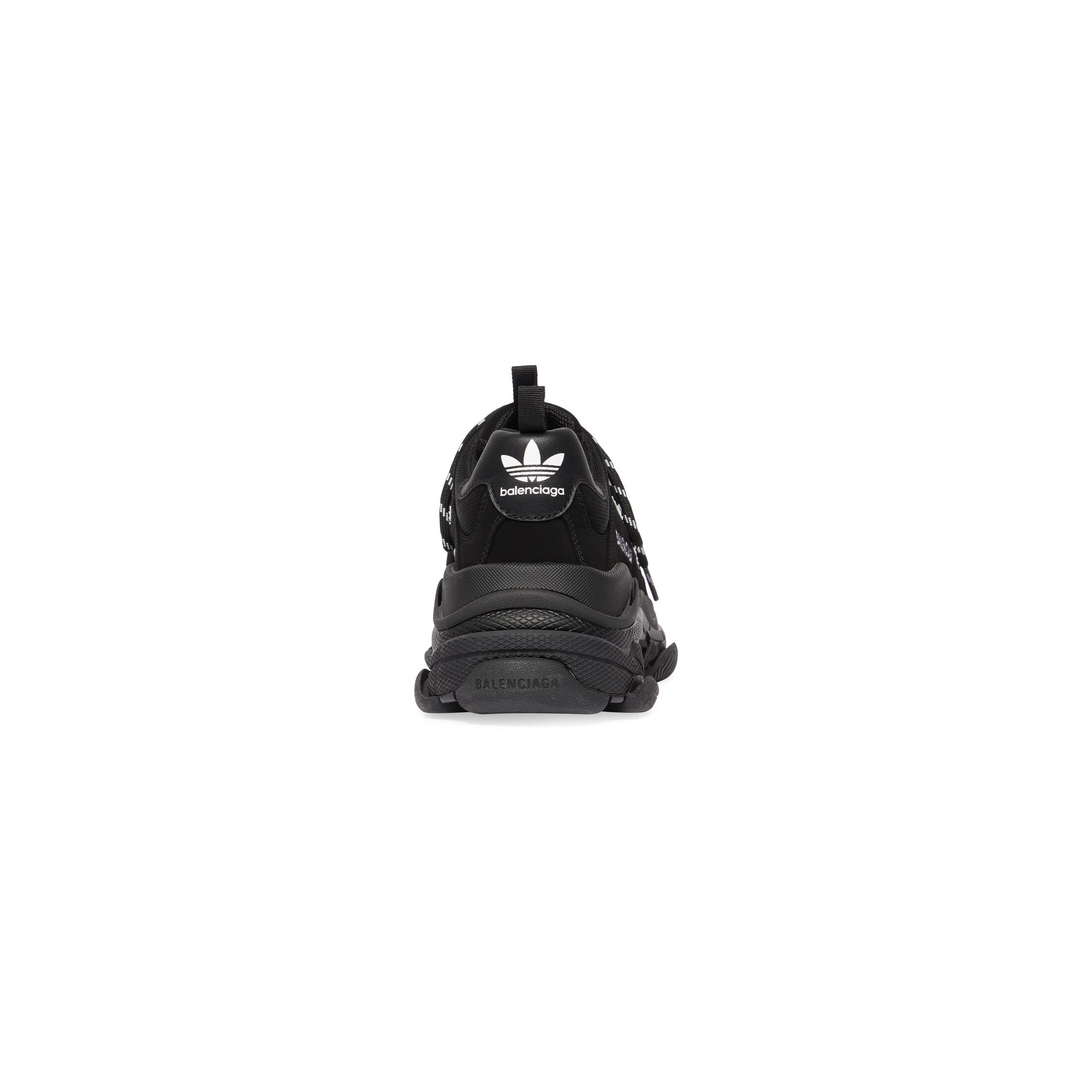 Balenciaga BALENCIAGA / ADIDAS TRIPLE S TRAINERS IN BLACK
