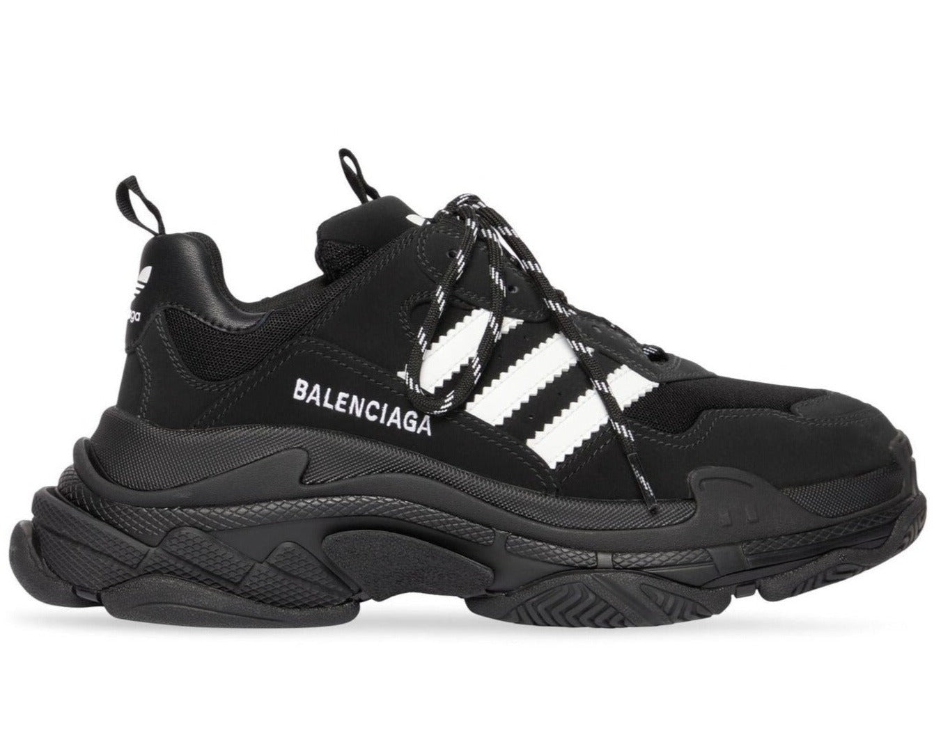Balenciaga BALENCIAGA / ADIDAS TRIPLE S TRAINERS IN BLACK
