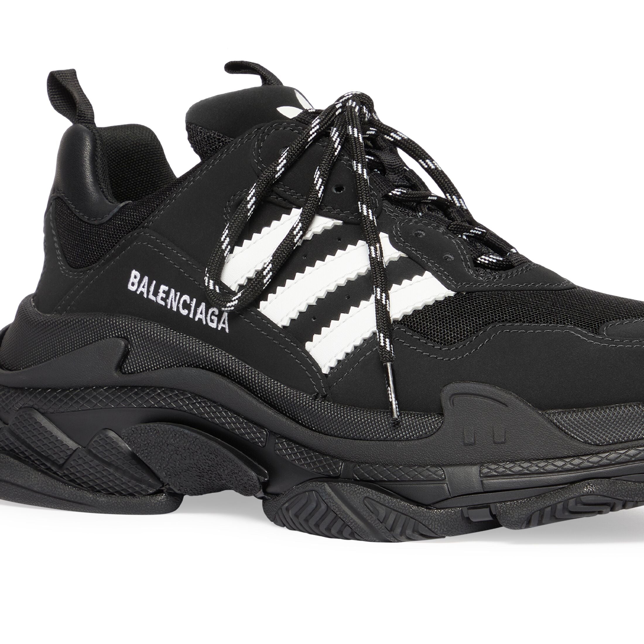 Balenciaga BALENCIAGA / ADIDAS TRIPLE S TRAINERS IN BLACK