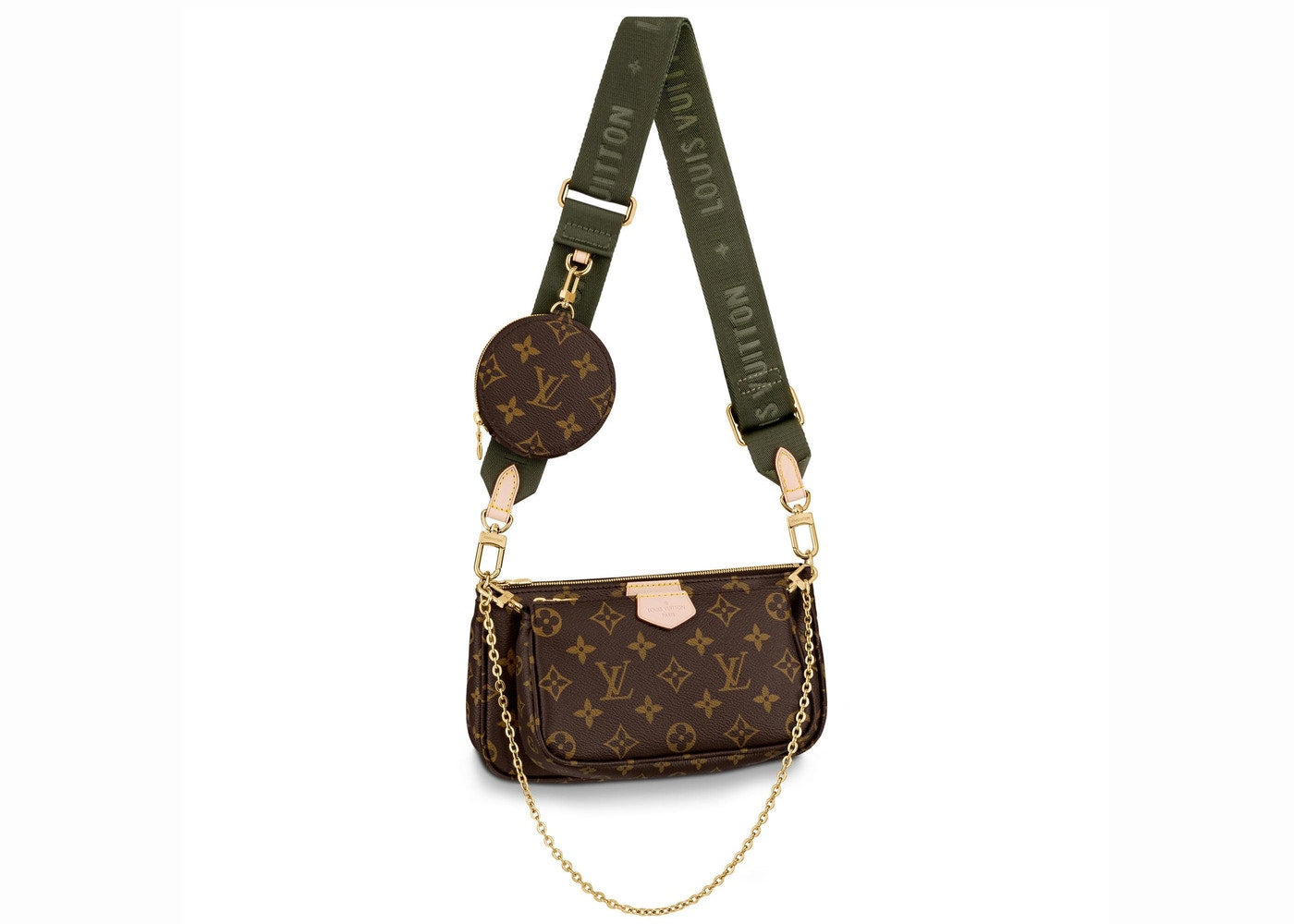 Louis Vuitton Pochette Accessoires Monogram Khaki