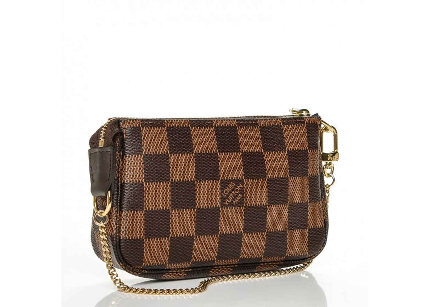 Pochette Accessoires Damier Ebene Mini Brown
