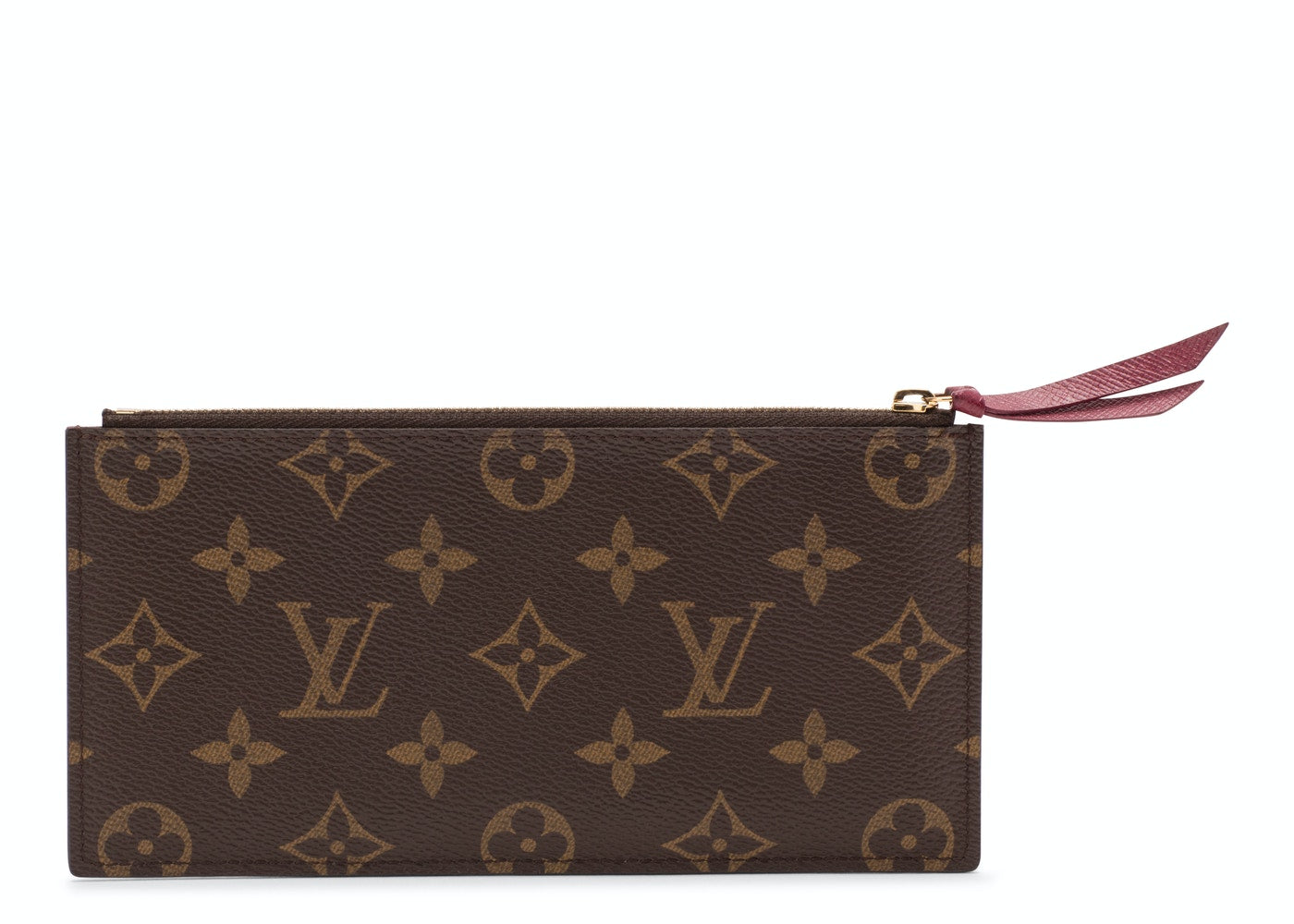 Pochette Felicie Zippered Insert Monogram Brown