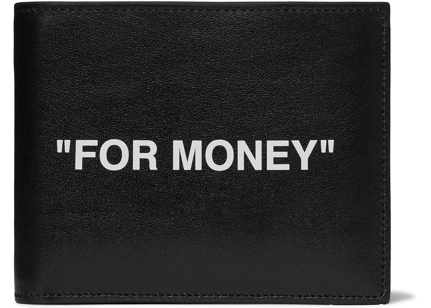 Printed Bi-Fold Wallet Black White
