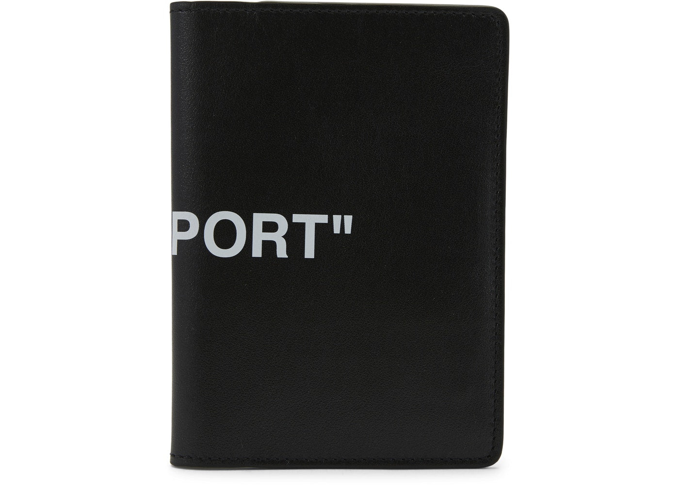 Passport Wallet Black White