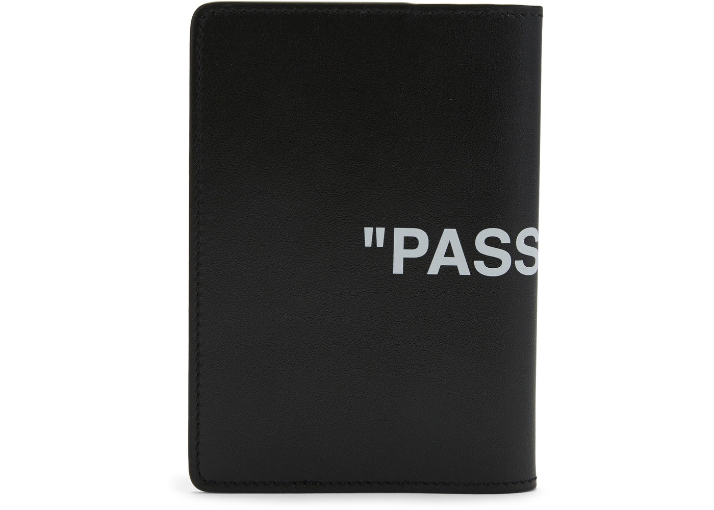 Passport Wallet Black White