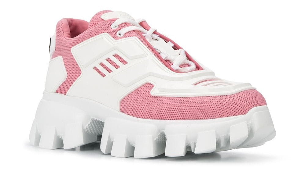 Prada Cloudbust Thunder Knit White Pink