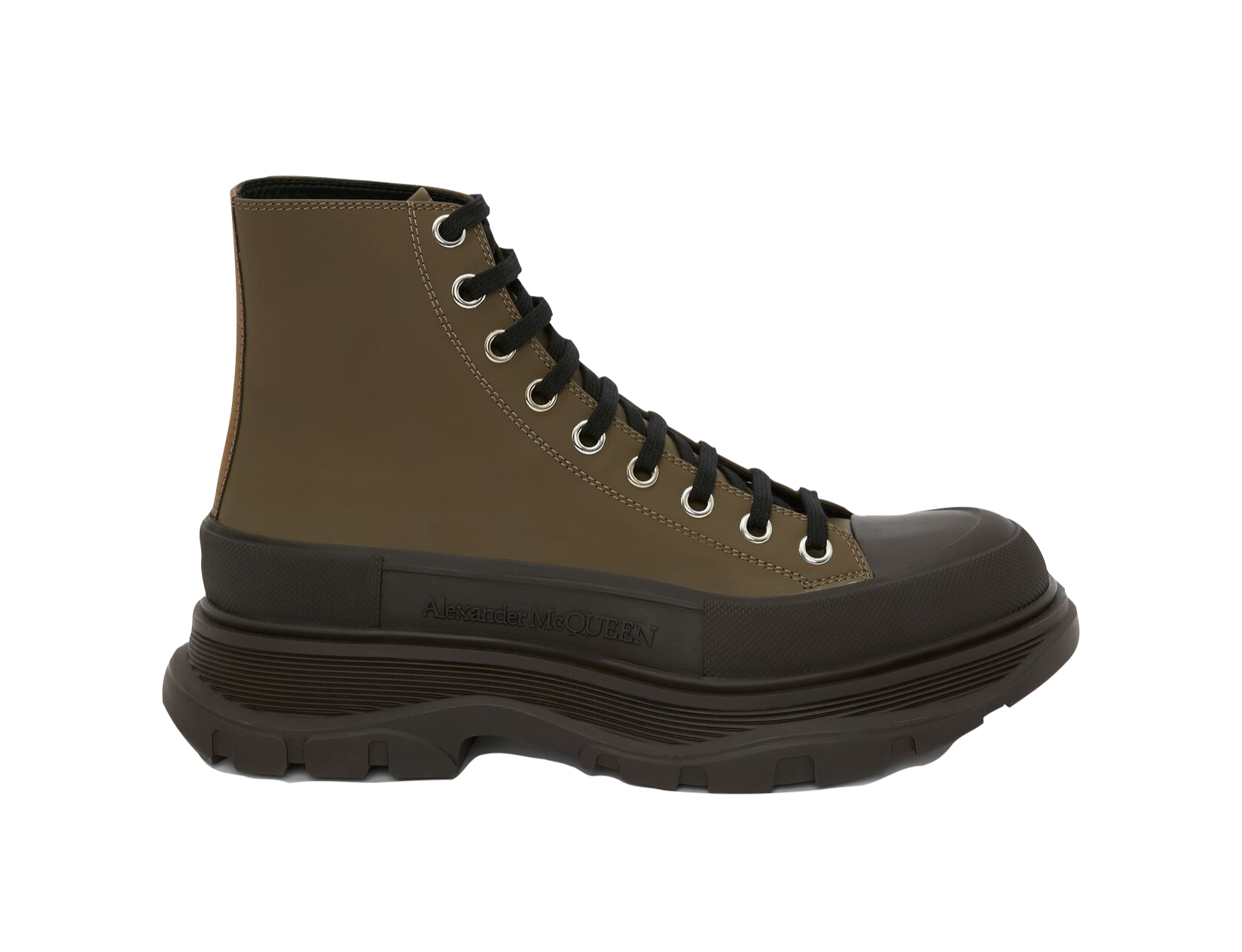 Alexander McQueen Tread Slick Boot Khaki