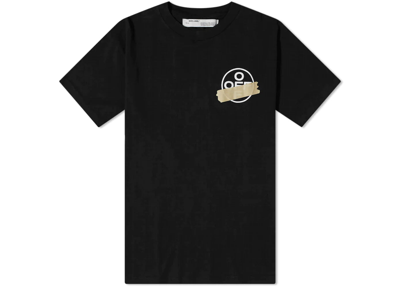 Off-White Oversized Tape Arrows T-shirt Black