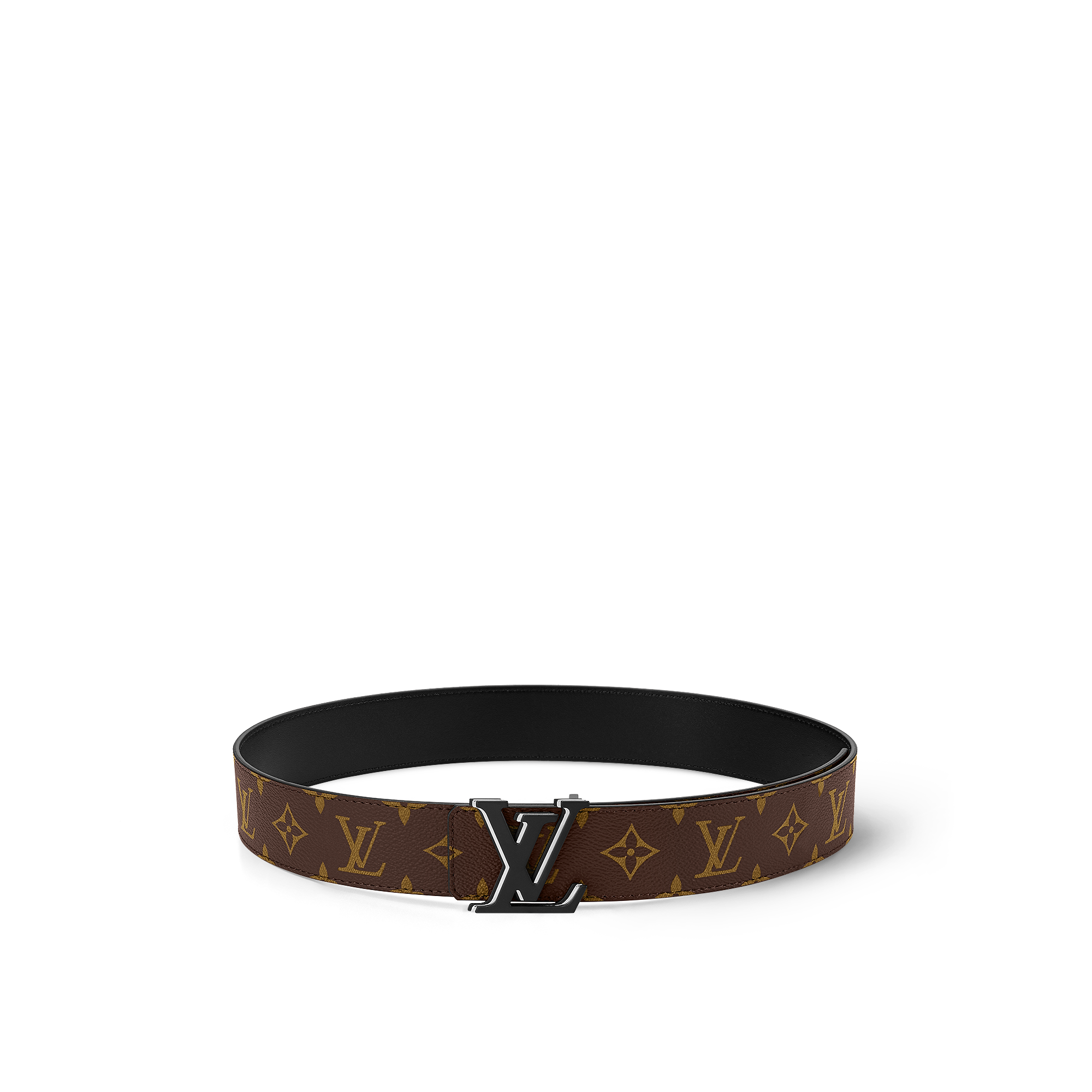 LV Optic 40mm Reversible Belt Monogram Macassar Canvas
