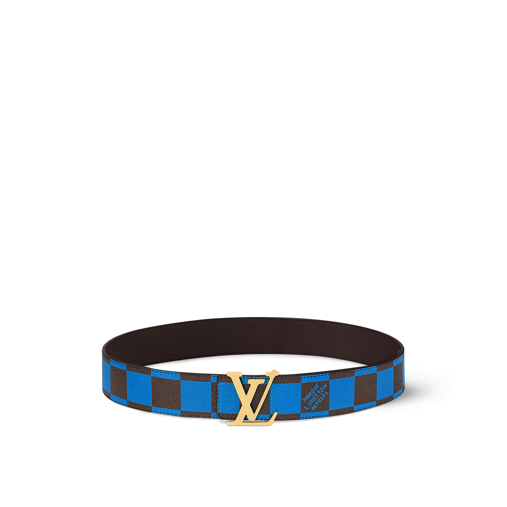 LV Initiales 40mm Reversible Belt Damier Other - Bleu