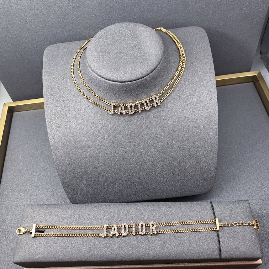 Dior Two piece - Bracelet and Necklace