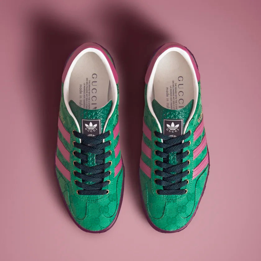Adidas x Gucci Gazelle Green/Pink