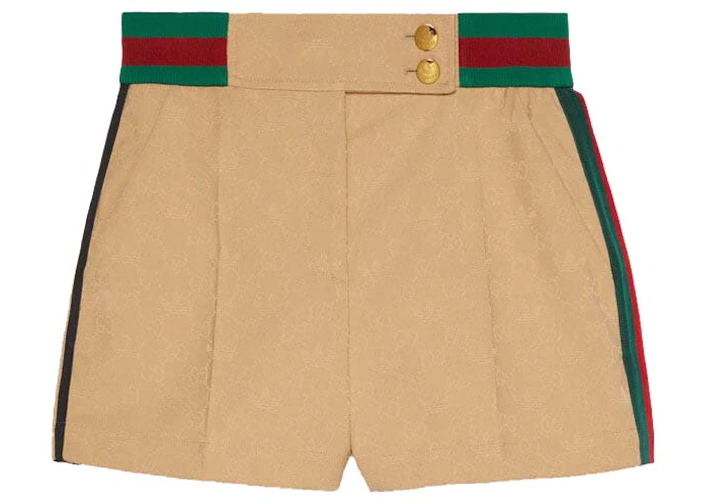 Gucci x adidas Jacquard Shorts Beige
