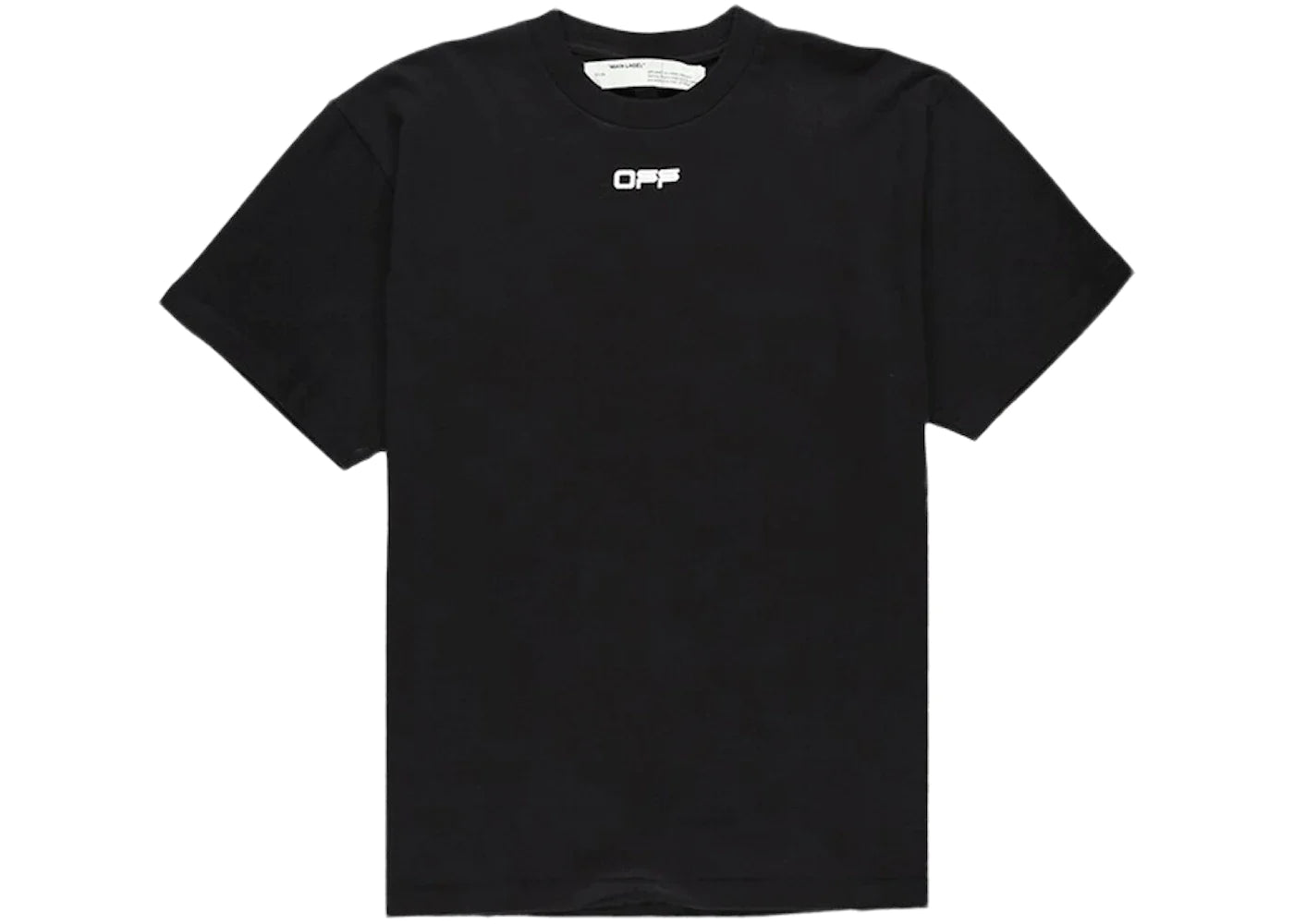 OFF-WHITE Slim Fit Airport Tape T-Shirt Black