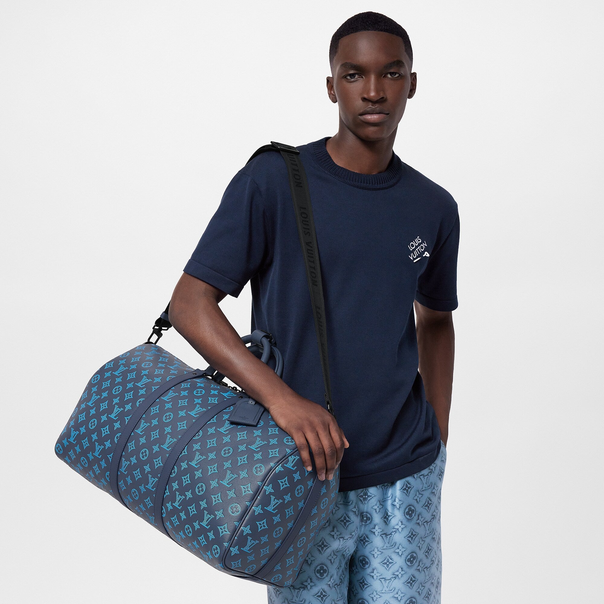 Keepall Bandoulière 50 Navy River Blue