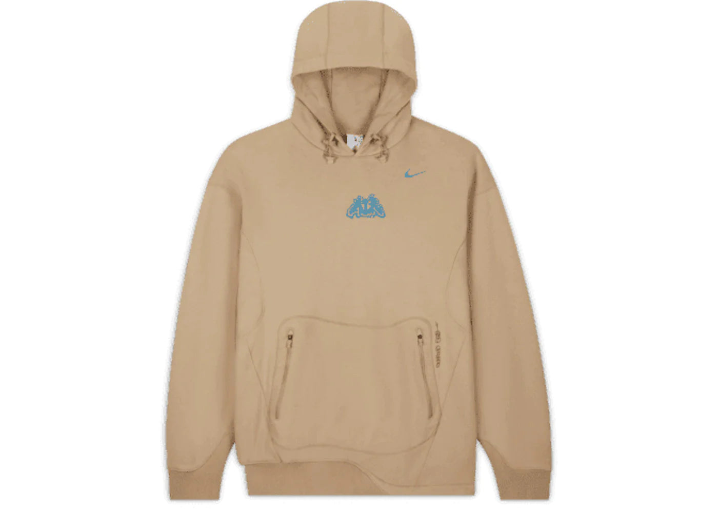Off-White x Nike 006 Fleece Hoodie Beige