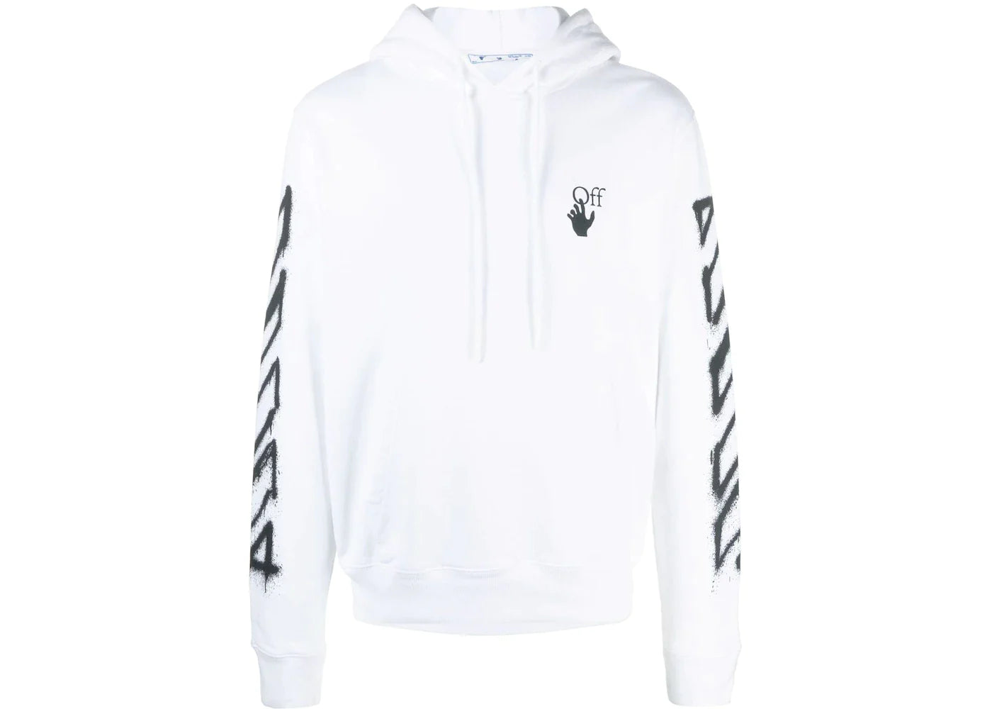 Off-White Spray Marker Hoodie White/Black