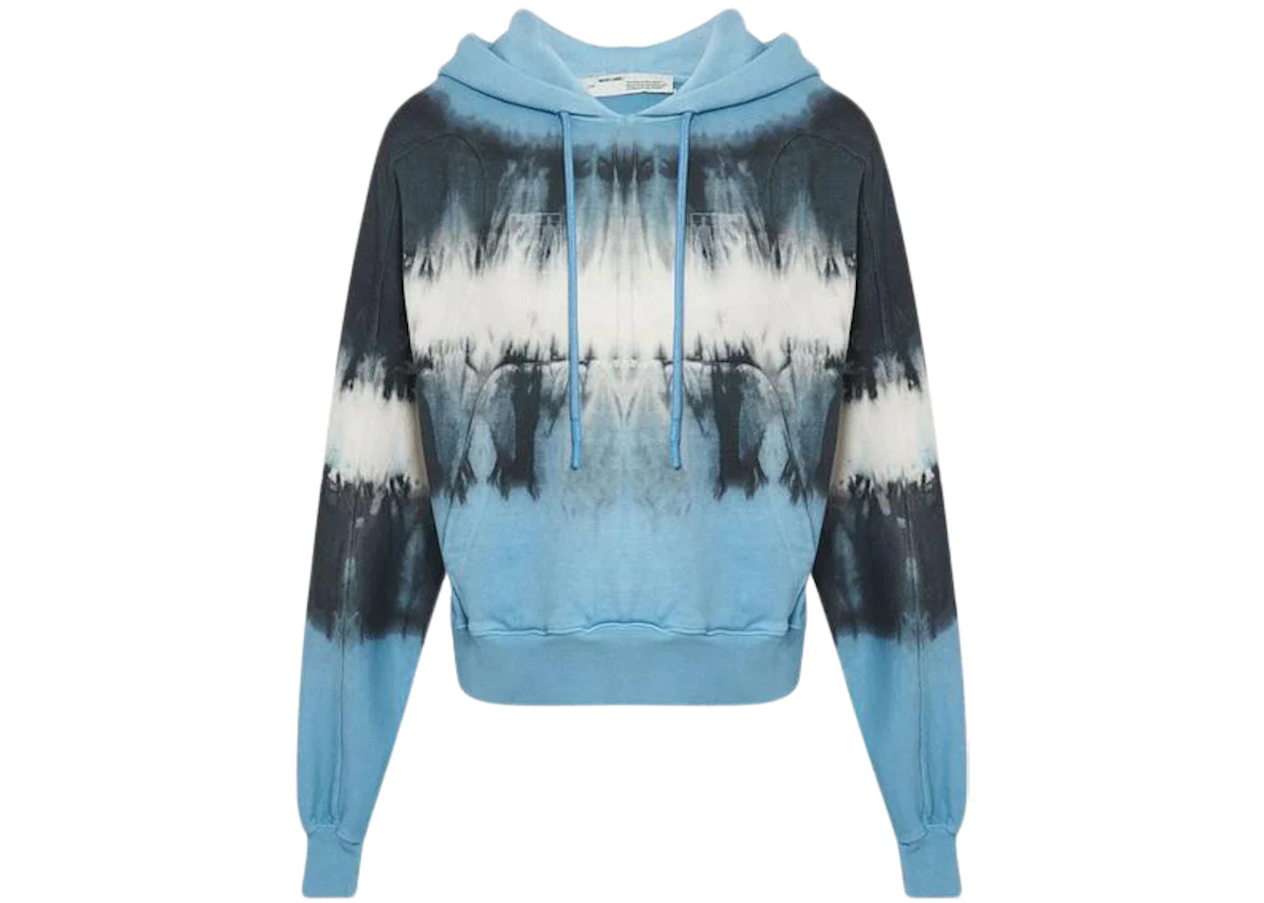 OFF-WHITE Arrows Tie Dye Hoodie Blue/White