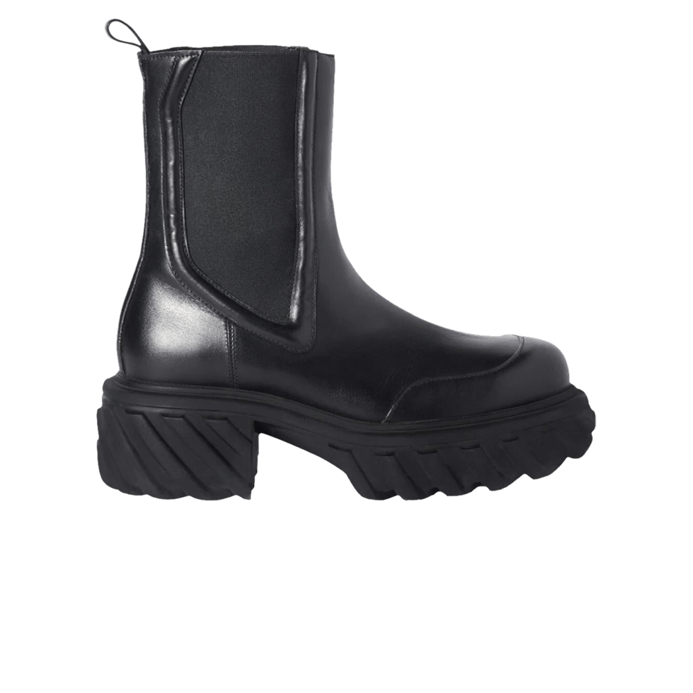 Off-White Wmns Tractor Motor Chelsea Boot 'Black'