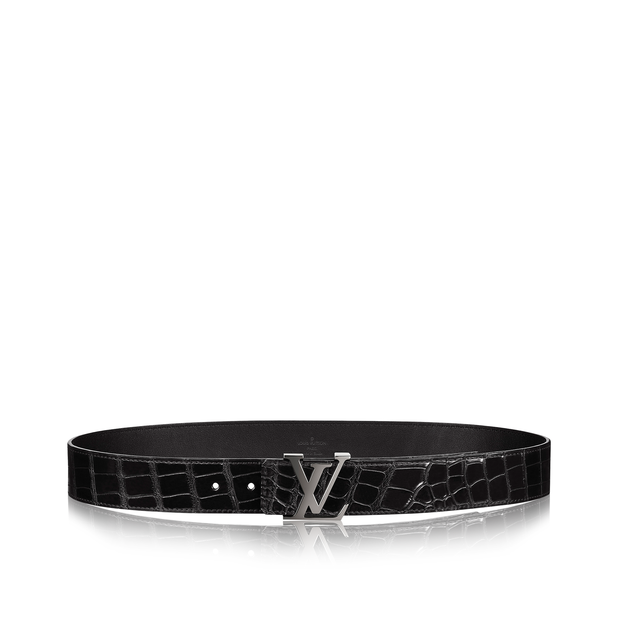 LV Initiales 40MM Crocodilien Brillant
