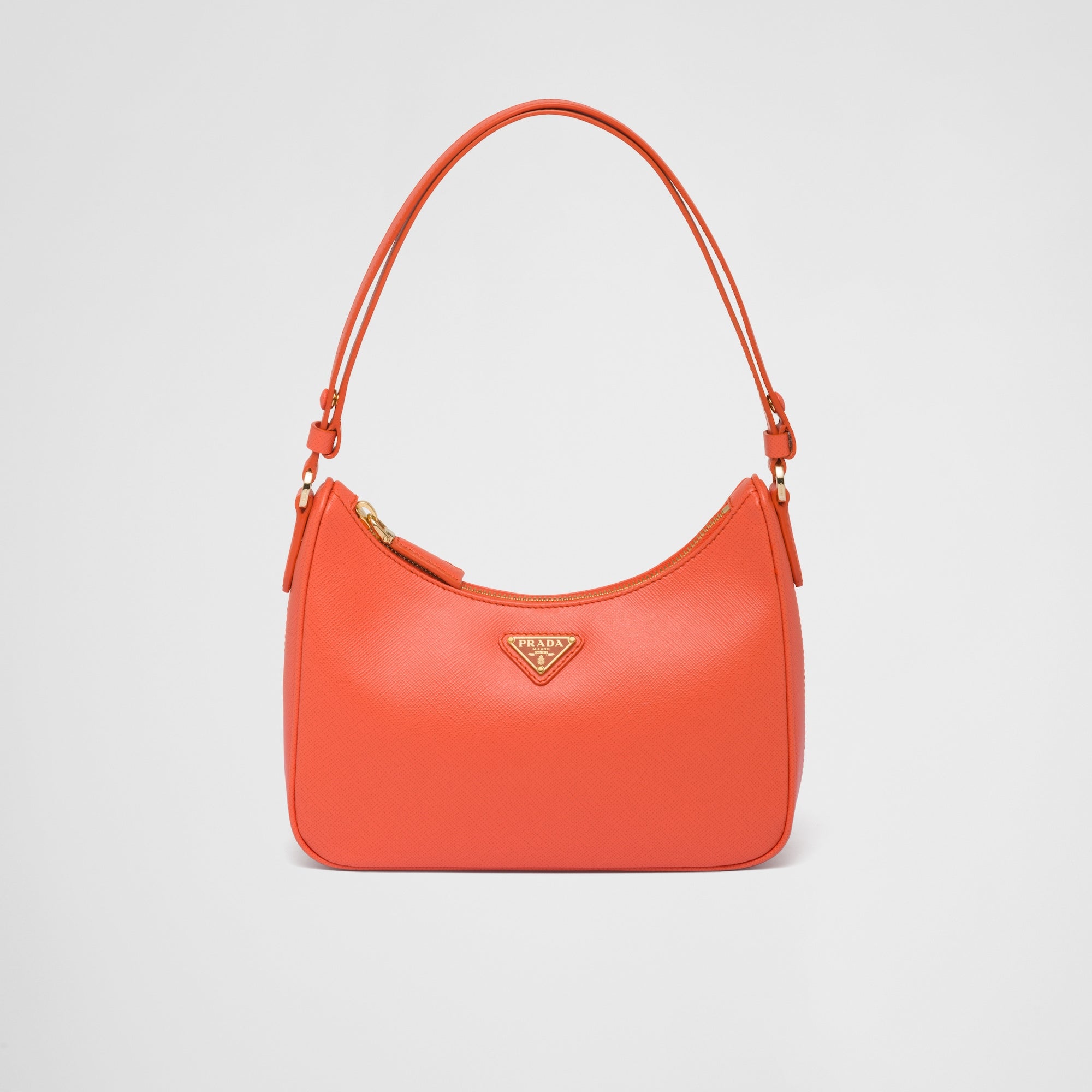 Prada Saffiano Leather Mini-Bag Orange