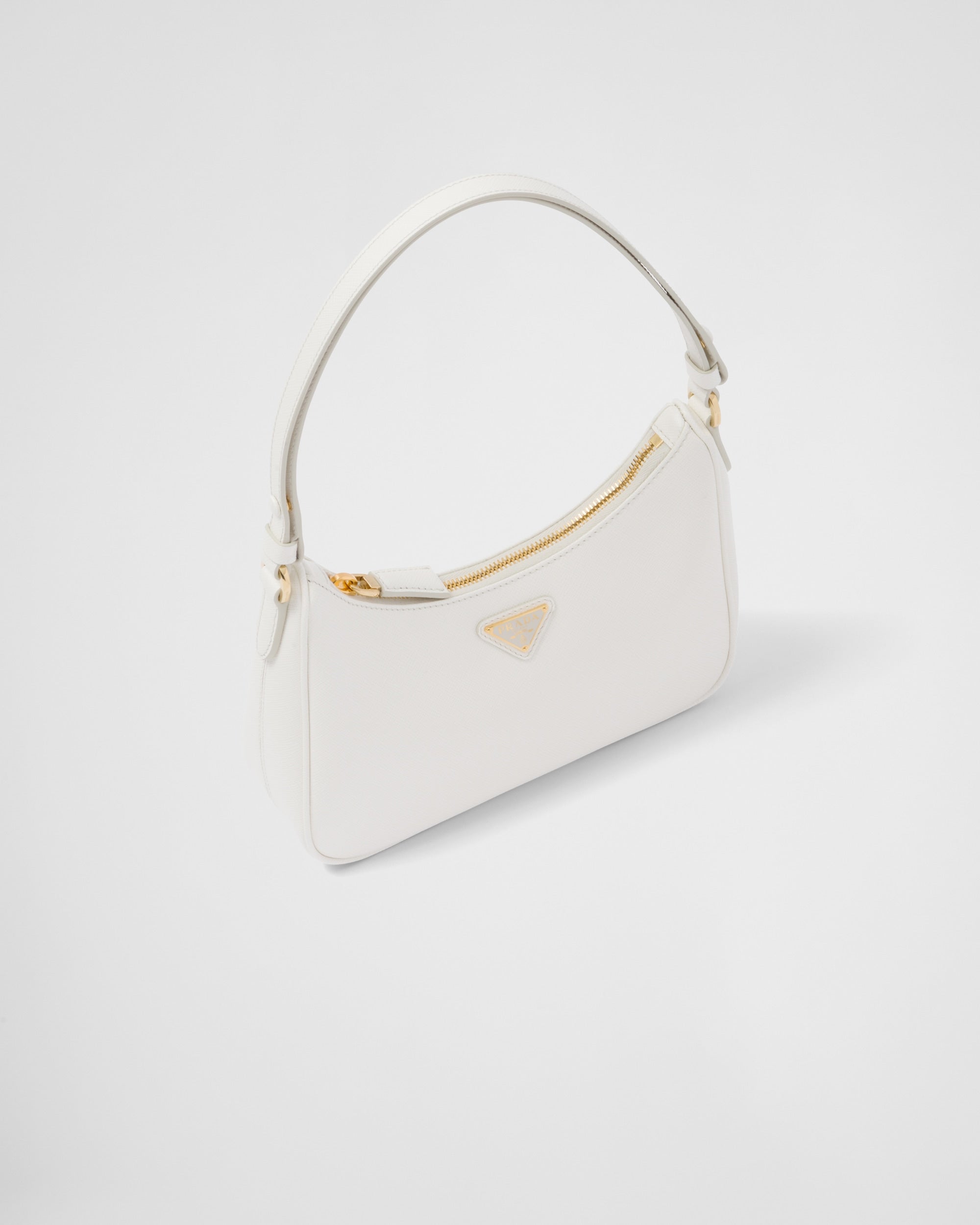 Prada Saffiano Leather Mini-Bag White
