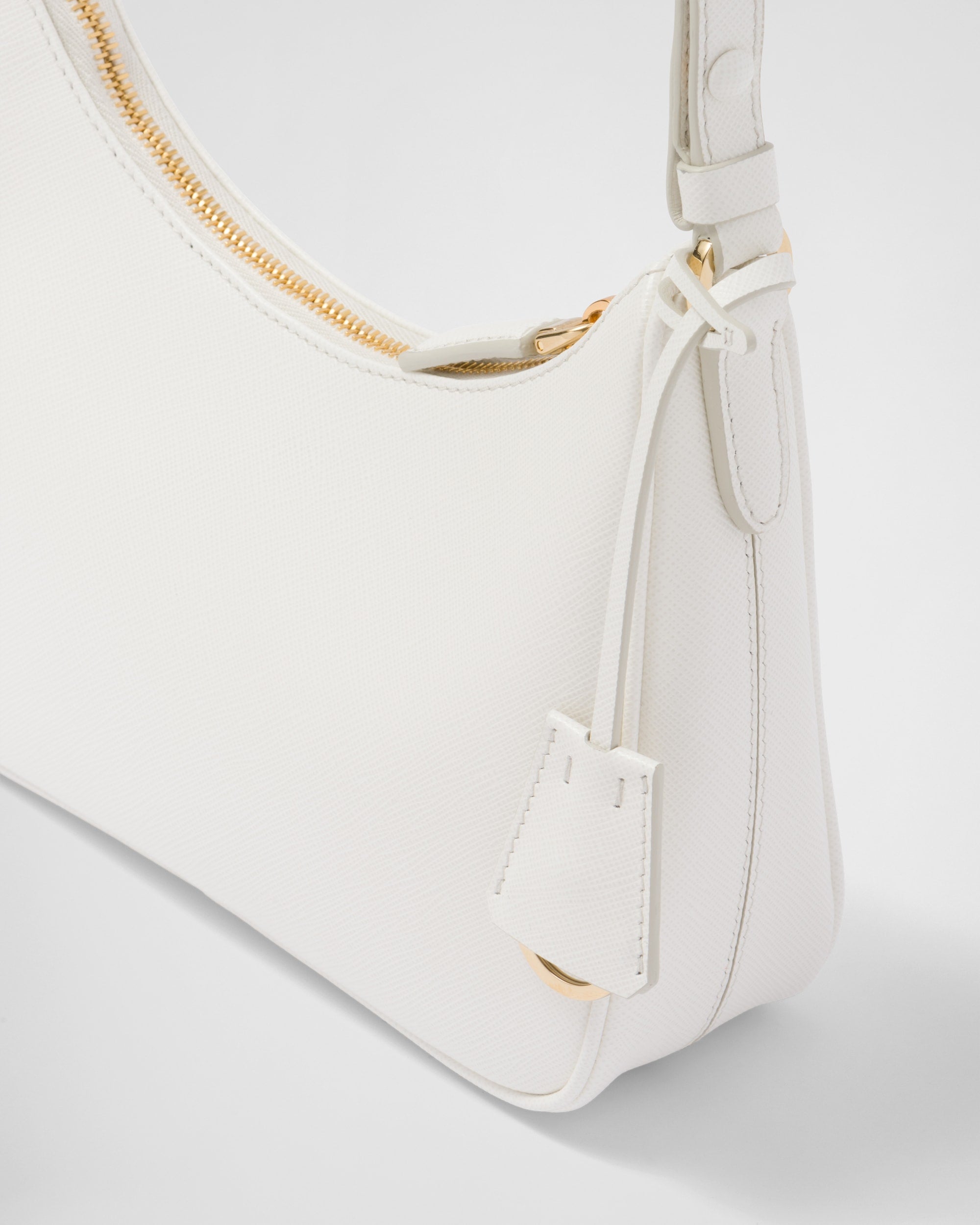 Prada Saffiano Leather Mini-Bag White