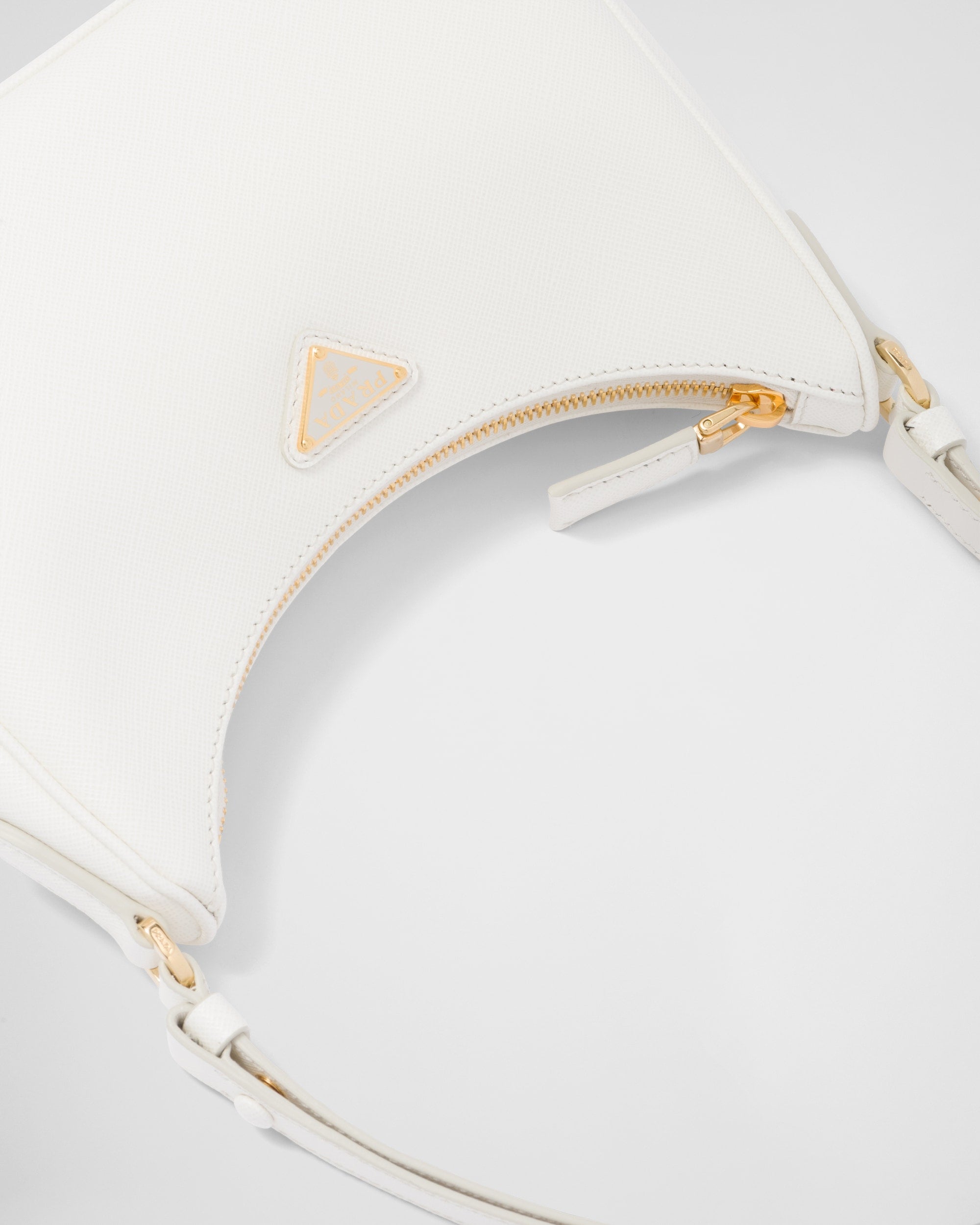 Prada Saffiano Leather Mini-Bag White