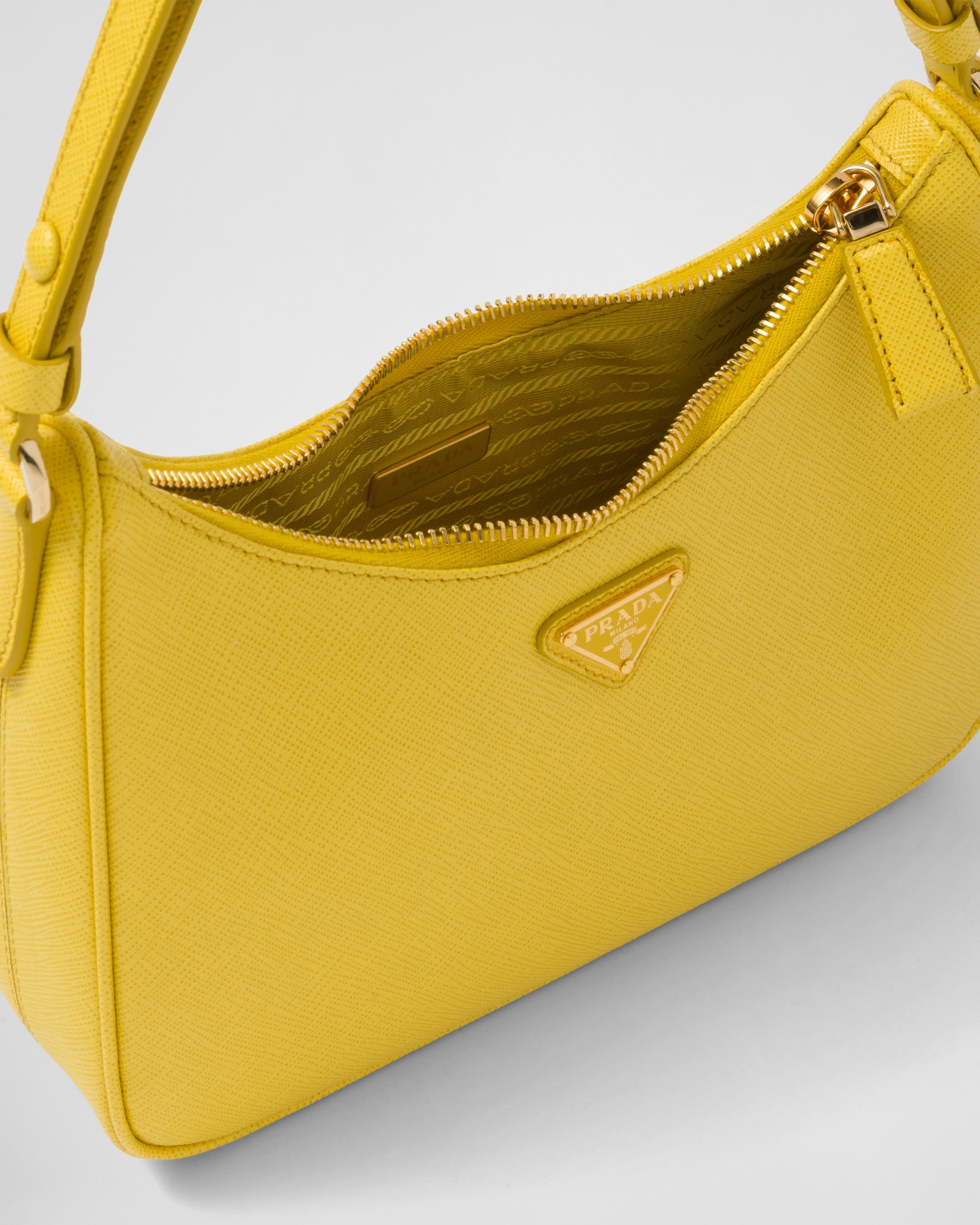 Prada Saffiano Leather Mini-Bag Sunny Yellow